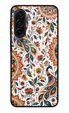 White Mayura Samsung A17 5G Glass Case