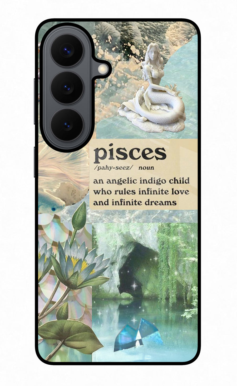 Pisces Zodiac Samsung S26 Back Cover, Glass case