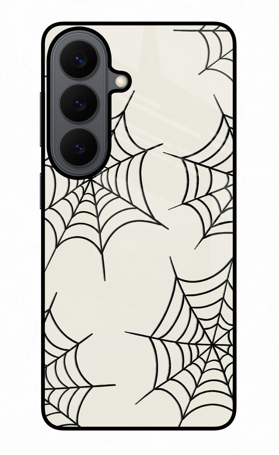 Spider Web Samsung S26 Back Cover, Glass case