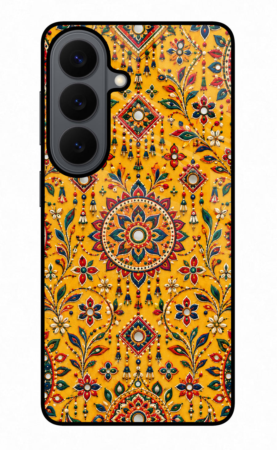Sunlit Aura Samsung S26 Back Cover, Glass case