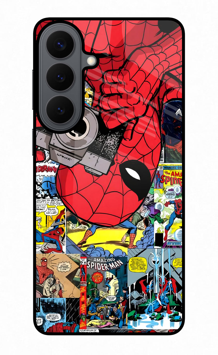 Spider Man Samsung S26 Plus Back Cover, Glass case