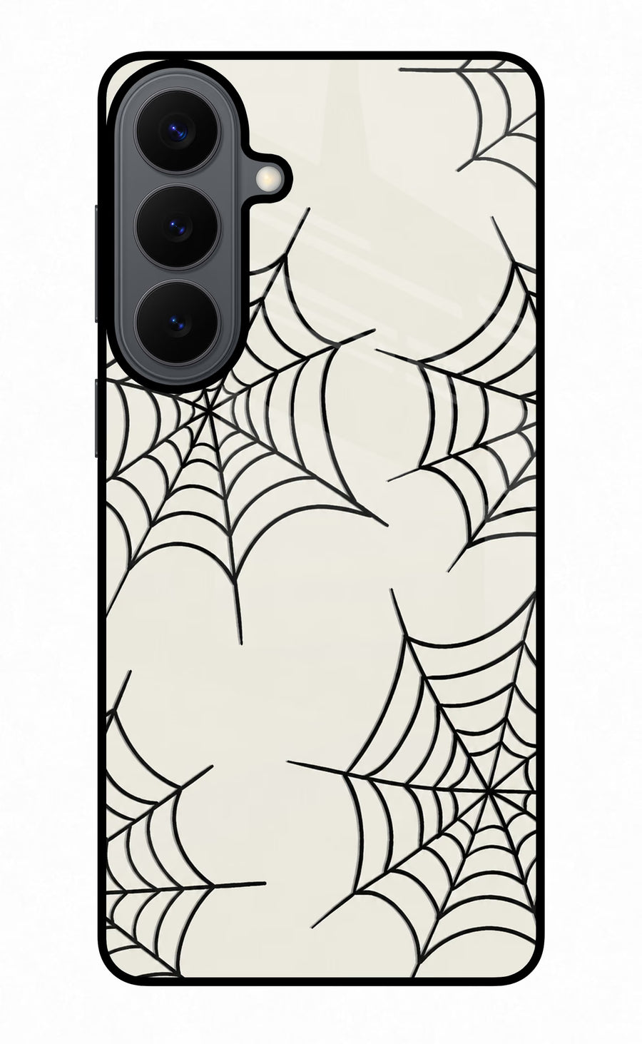Spider Web Samsung S26 Plus Back Cover, Glass case