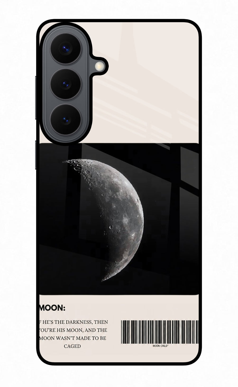 Moon Phase Samsung S26 Plus Back Cover, Glass case