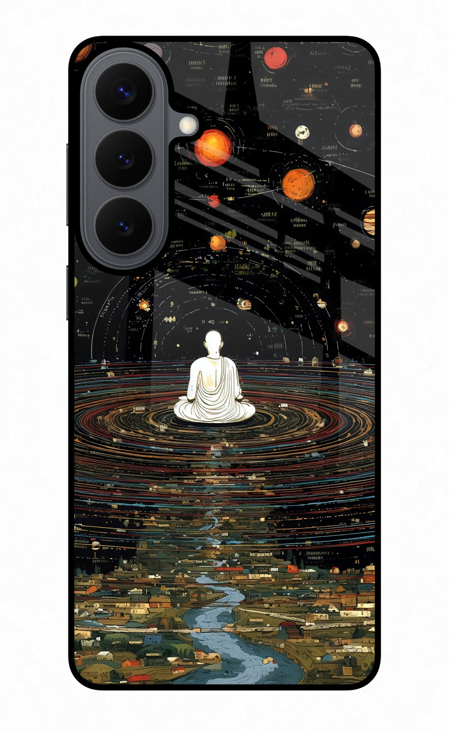 Space Monk Samsung S26 Plus Back Cover, Glass case