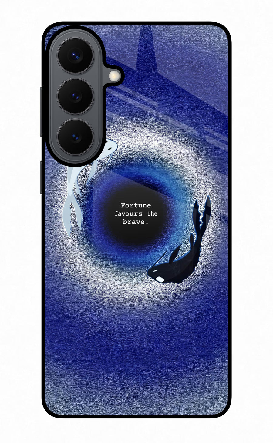 Dark Koi Samsung S26 Plus Back Cover, Glass case