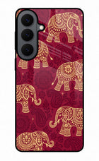 Maroon Elephant Samsung S26 Plus Glass Case