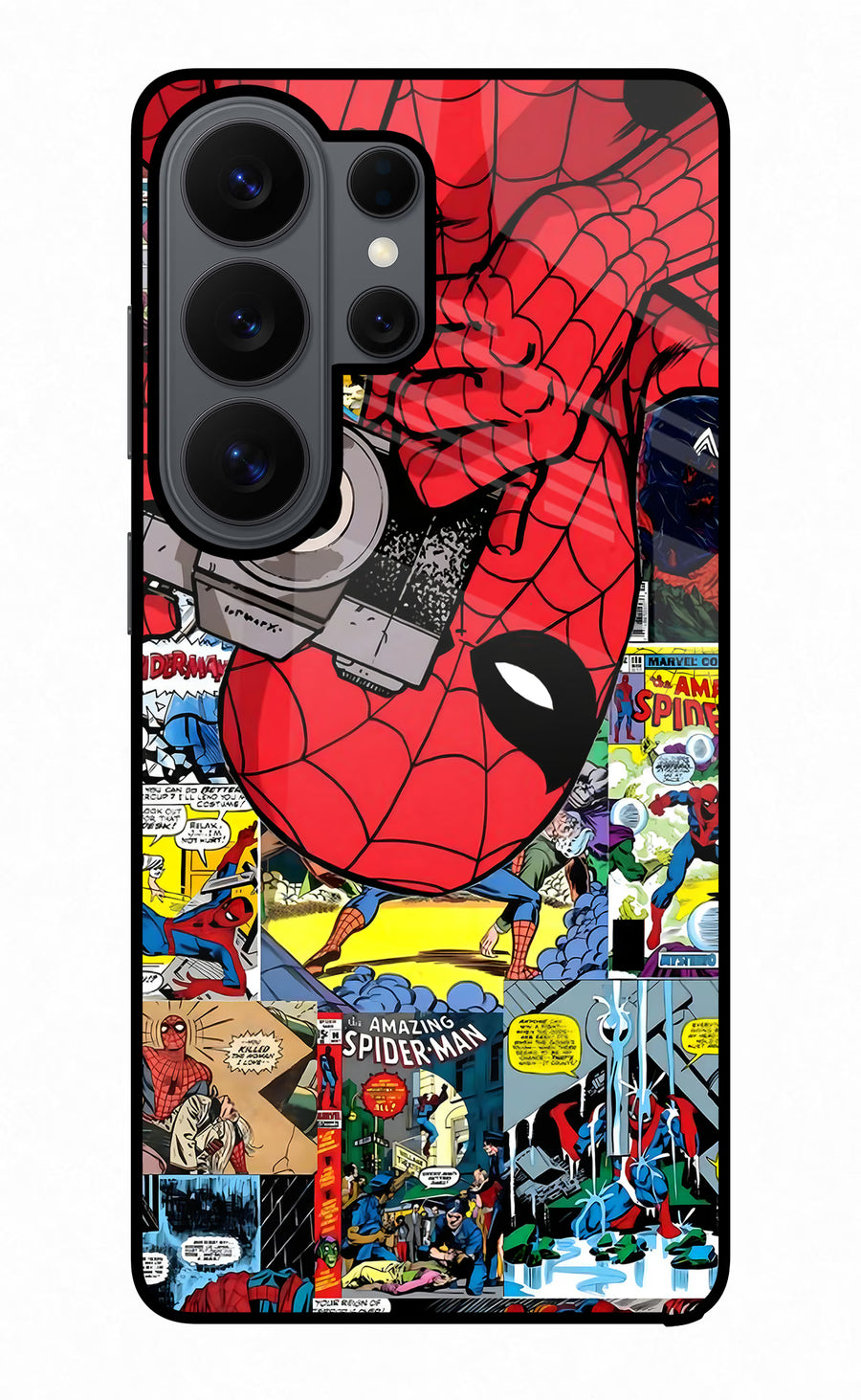 Spider Man Samsung S26 Ultra Back Cover, Glass case