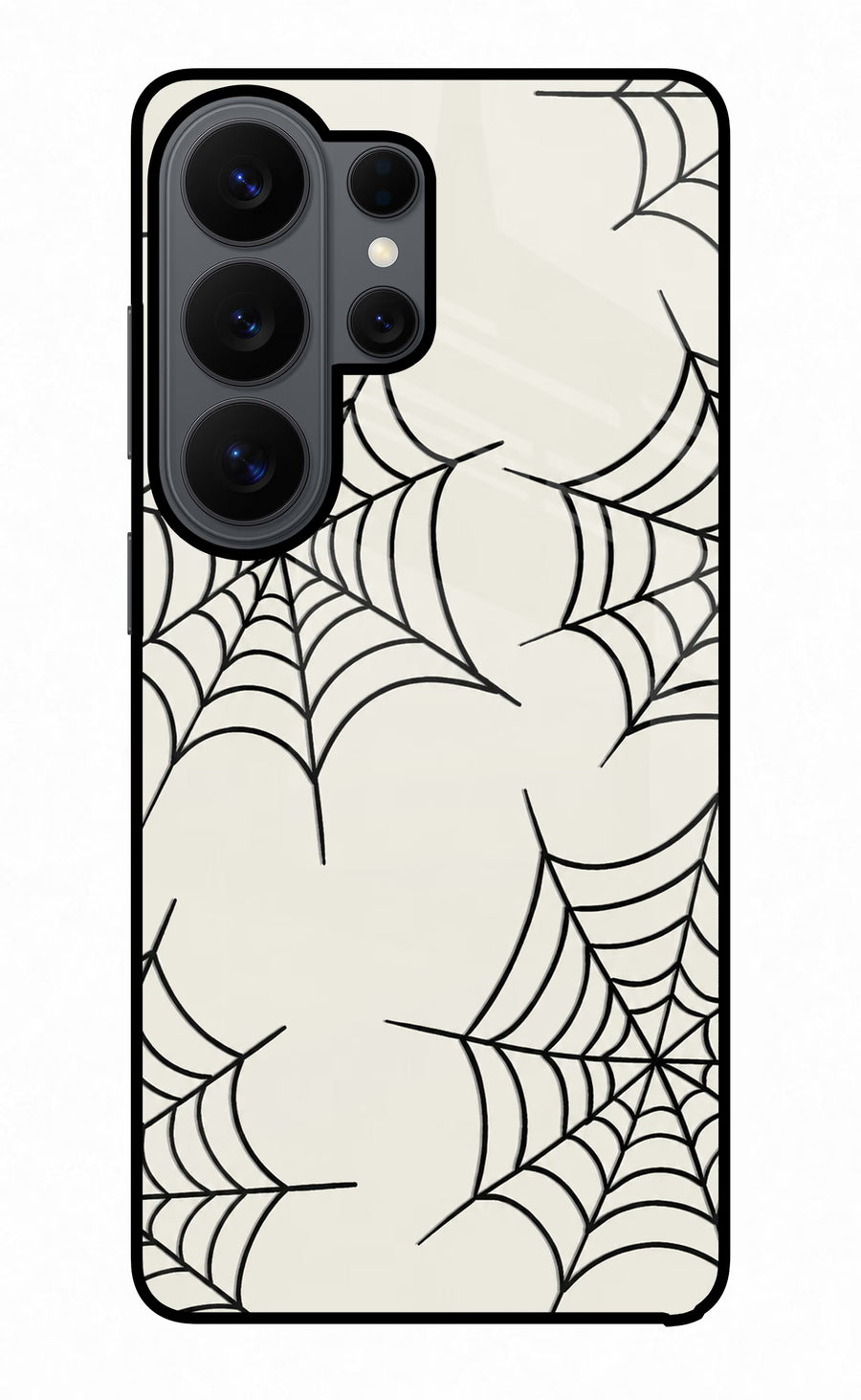 Spider Web Samsung S26 Ultra Back Cover, Glass case