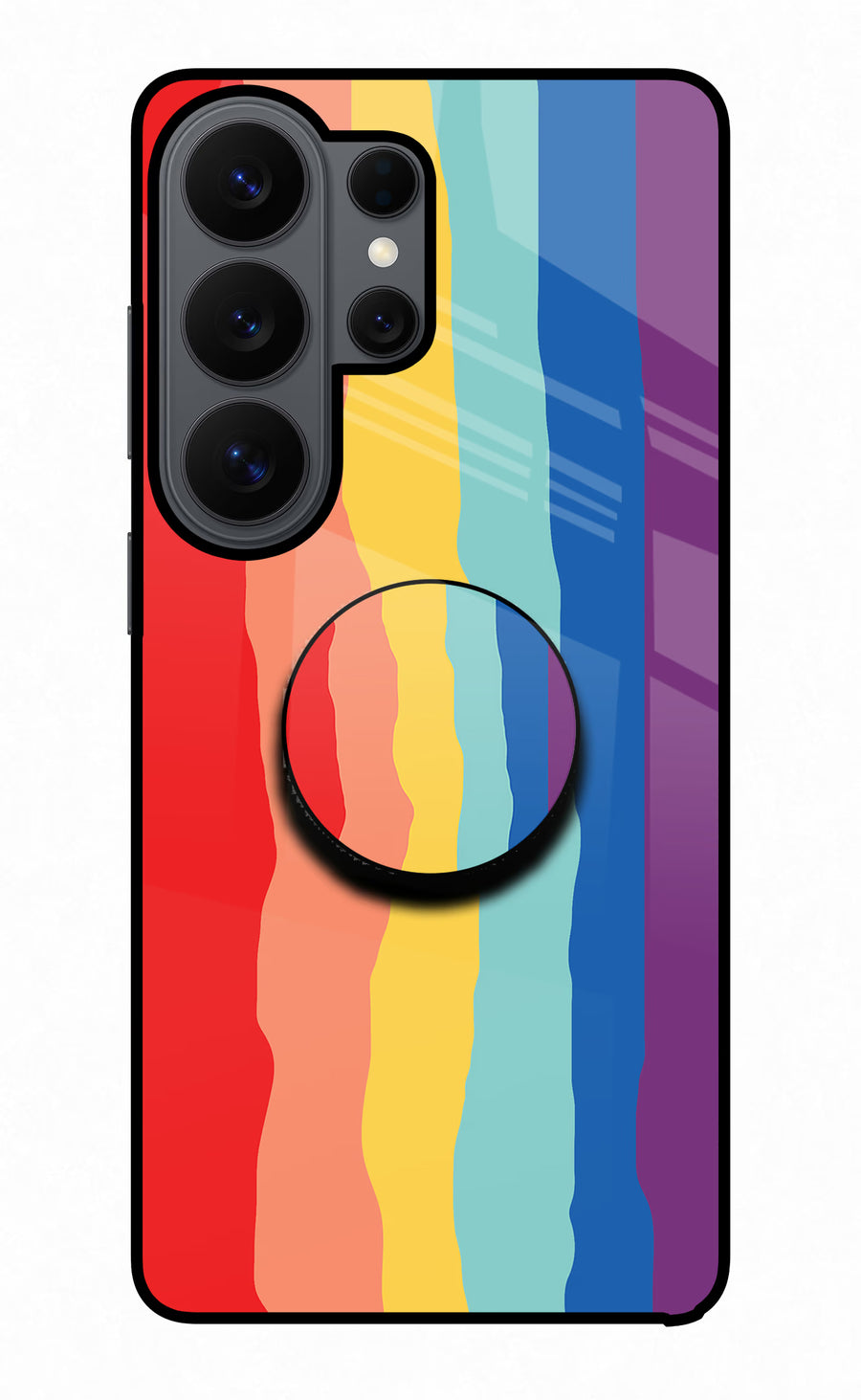 Rainbow Samsung S26 Ultra Pop Case, Glass case