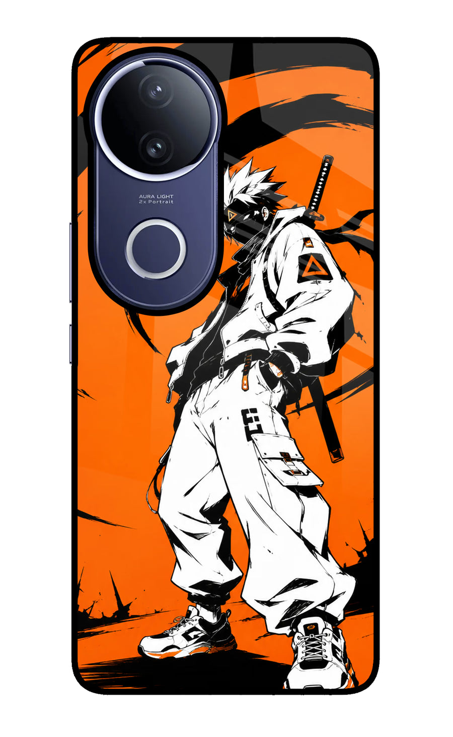 Street Samurai  Vivo V50e 5G Back Cover, Glass case
