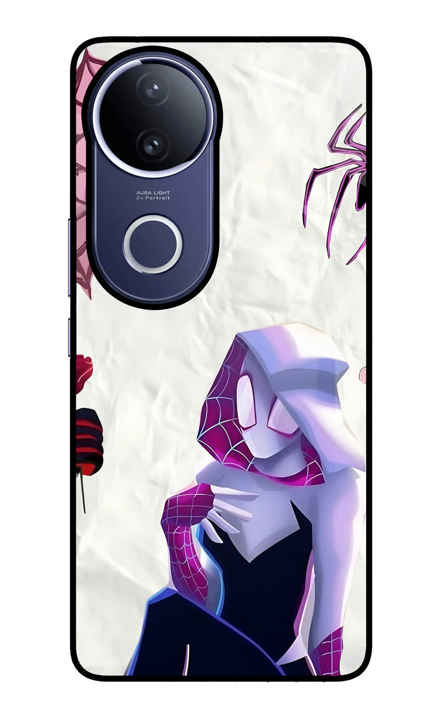 Gwen Verse Vivo V50e 5G Back Cover, Glass case