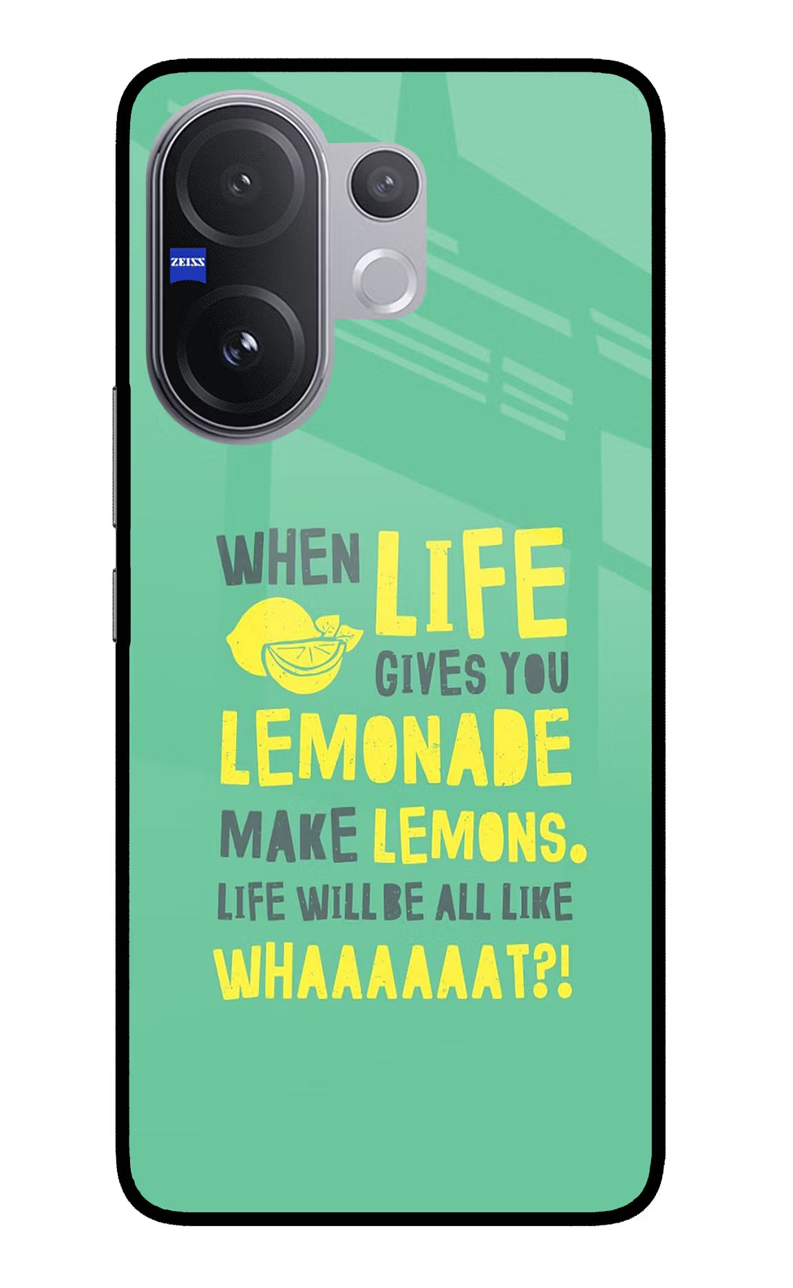 Quote Vivo V60 5G Glass Case Back Cover by Casekaro