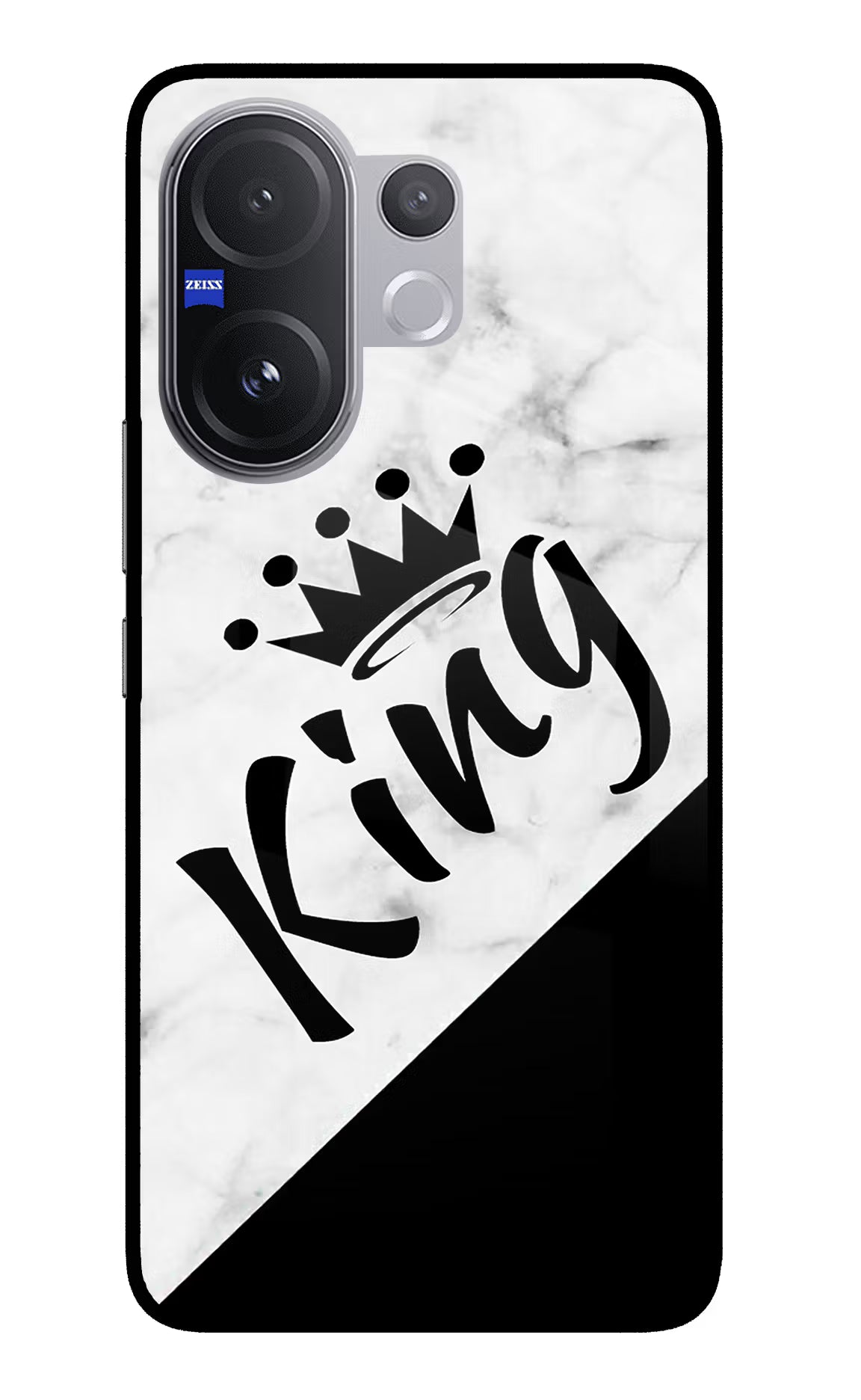 King Vivo V60 5G Glass Case Back Cover by Casekaro