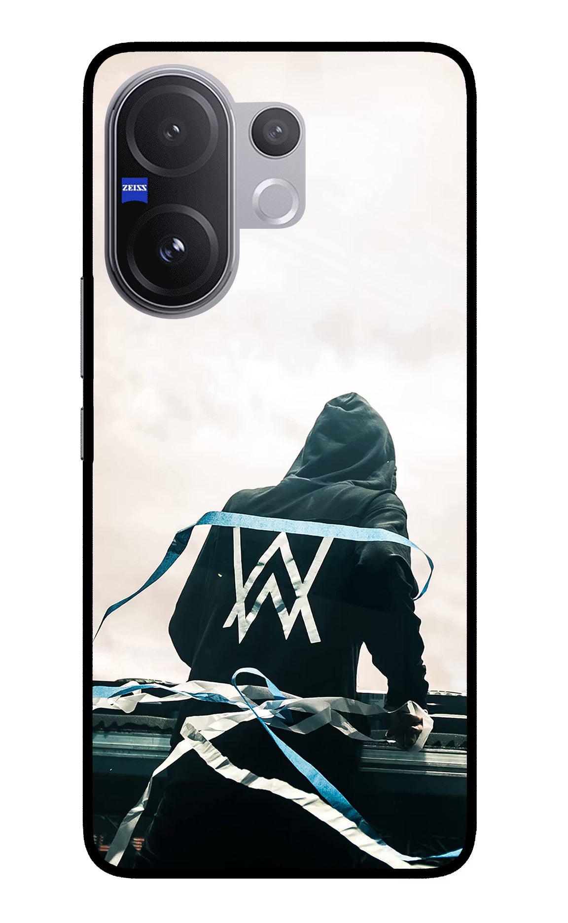 Alan Walker Vivo V60 5G Glass Case Back Cover by Casekaro