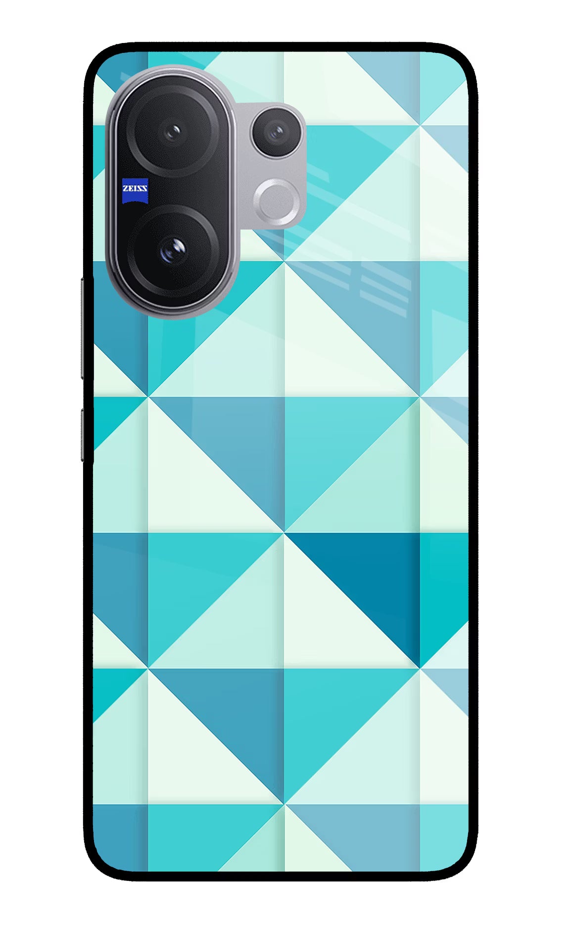Abstract Vivo V60 5G Glass Case Back Cover by Casekaro