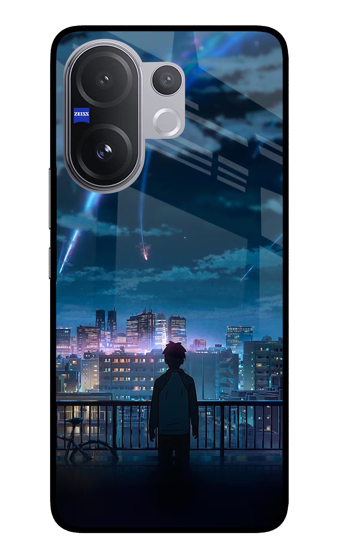 Anime Vivo V60 5G Glass Case Back Cover by Casekaro