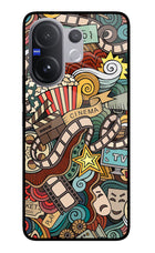 Cinema Abstract Vivo V60 5G Glass Case