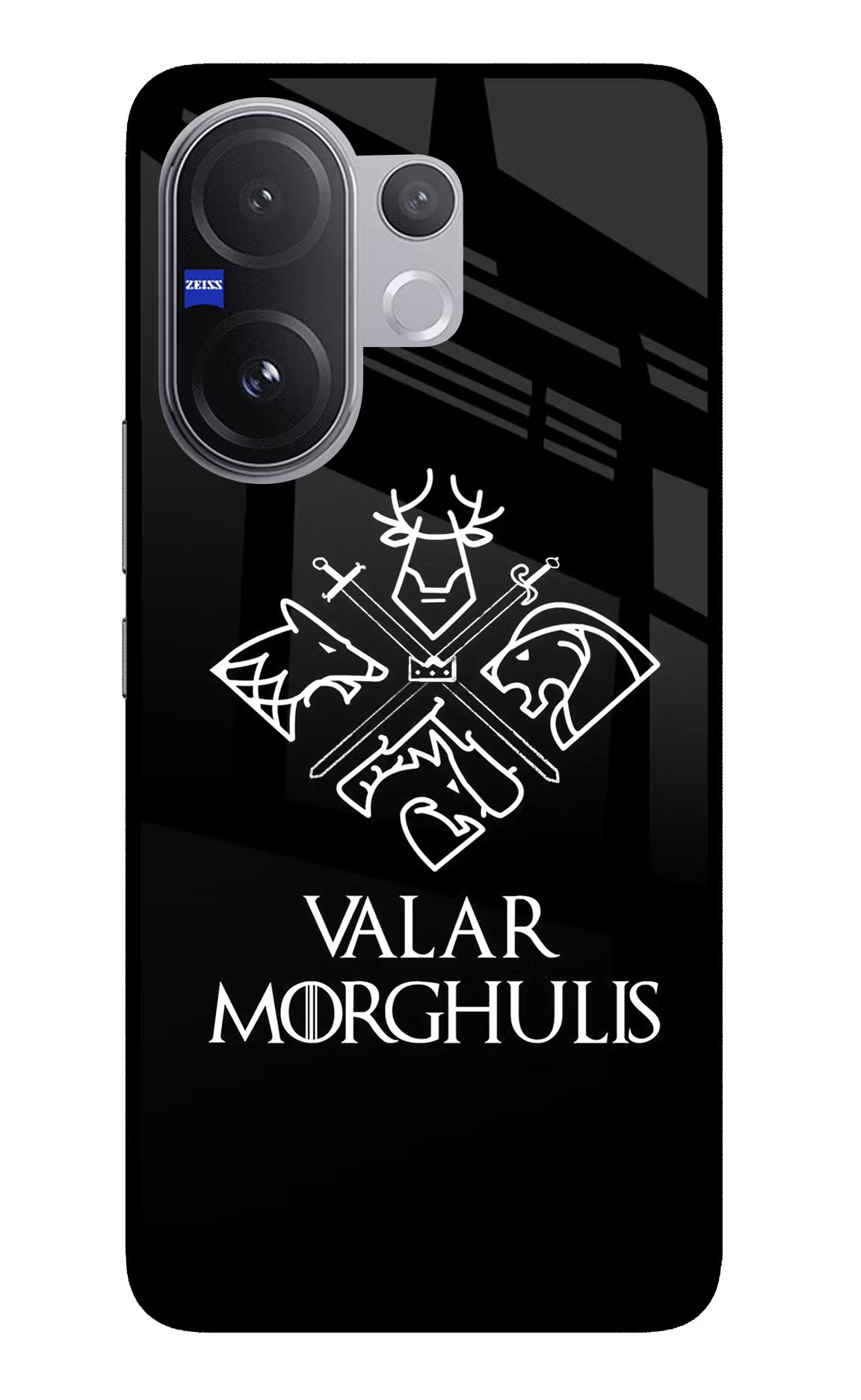 Valar Morghulis | Game Of Thrones Vivo V60 5G Glass Case Back Cover by Casekaro