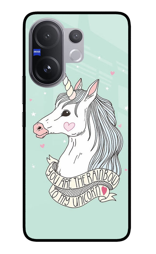 Unicorn Wallpaper Vivo V60 5G Glass Case