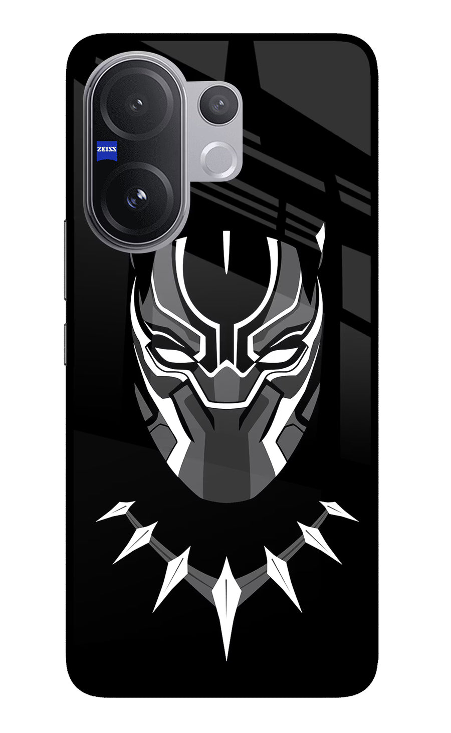 Black Panther Vivo V60 5G Back Cover, Glass case