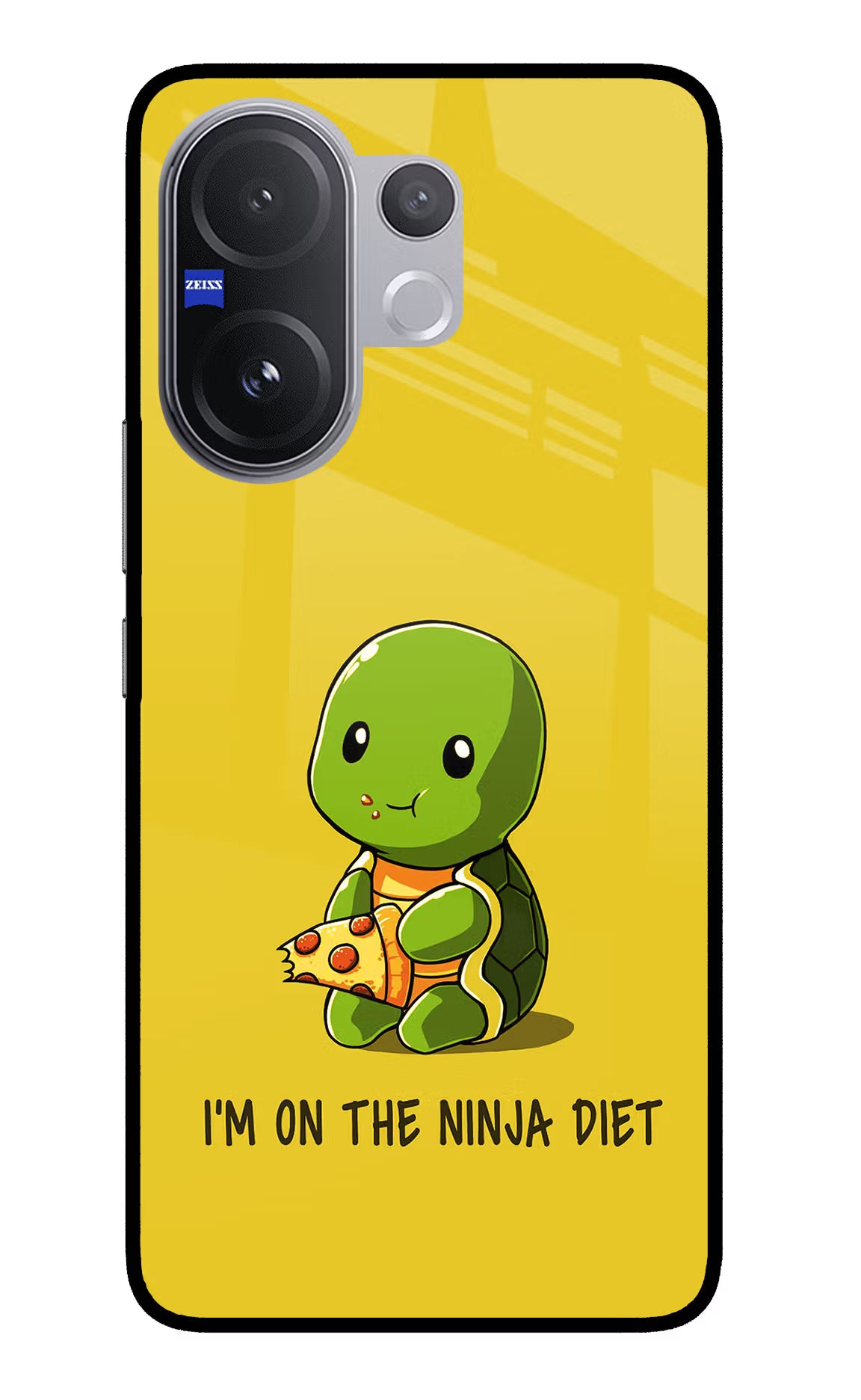 I'm on Ninja Diet Vivo V60 5G Glass Case Back Cover by Casekaro