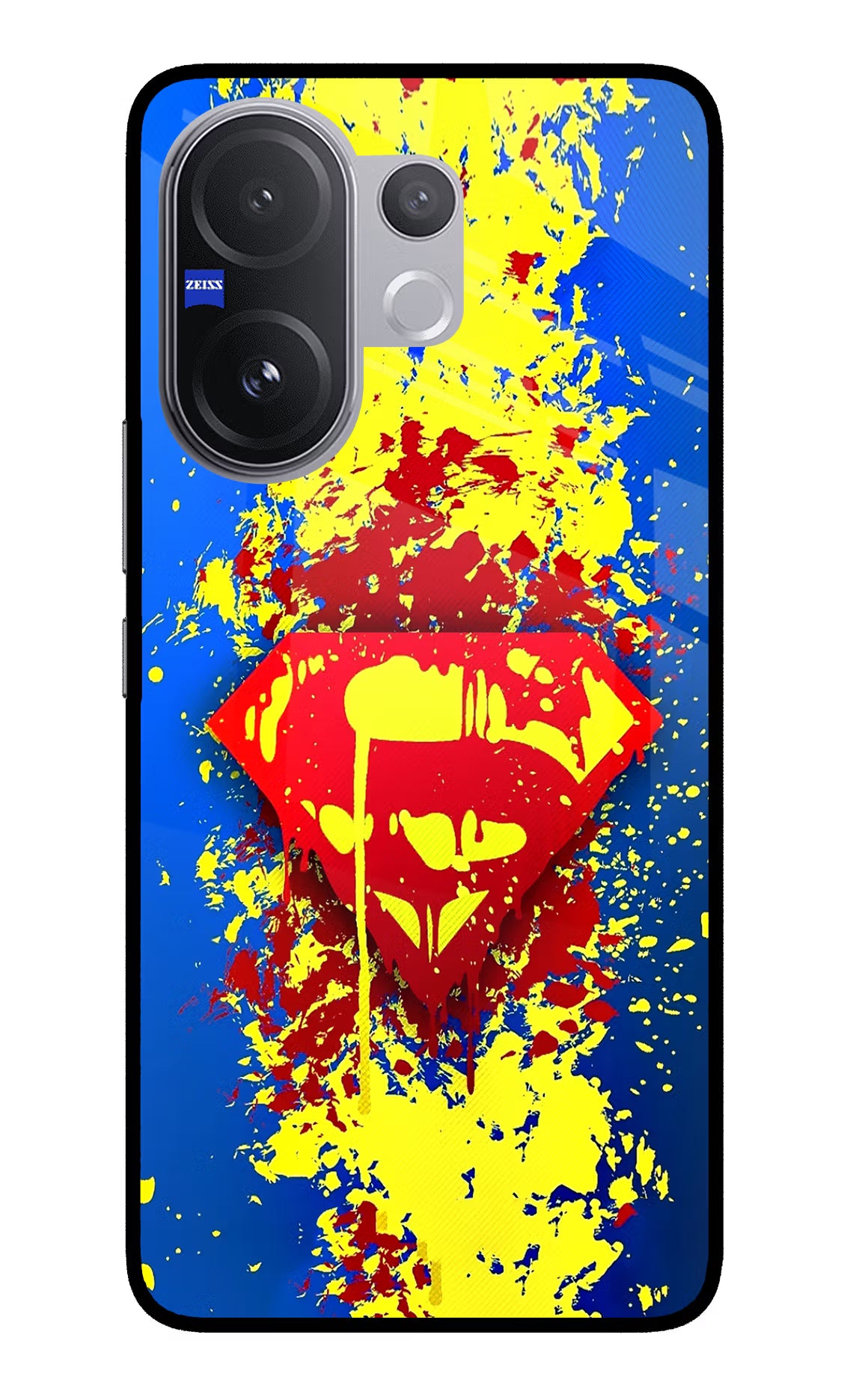 Superman logo Vivo V60 5G Glass Case