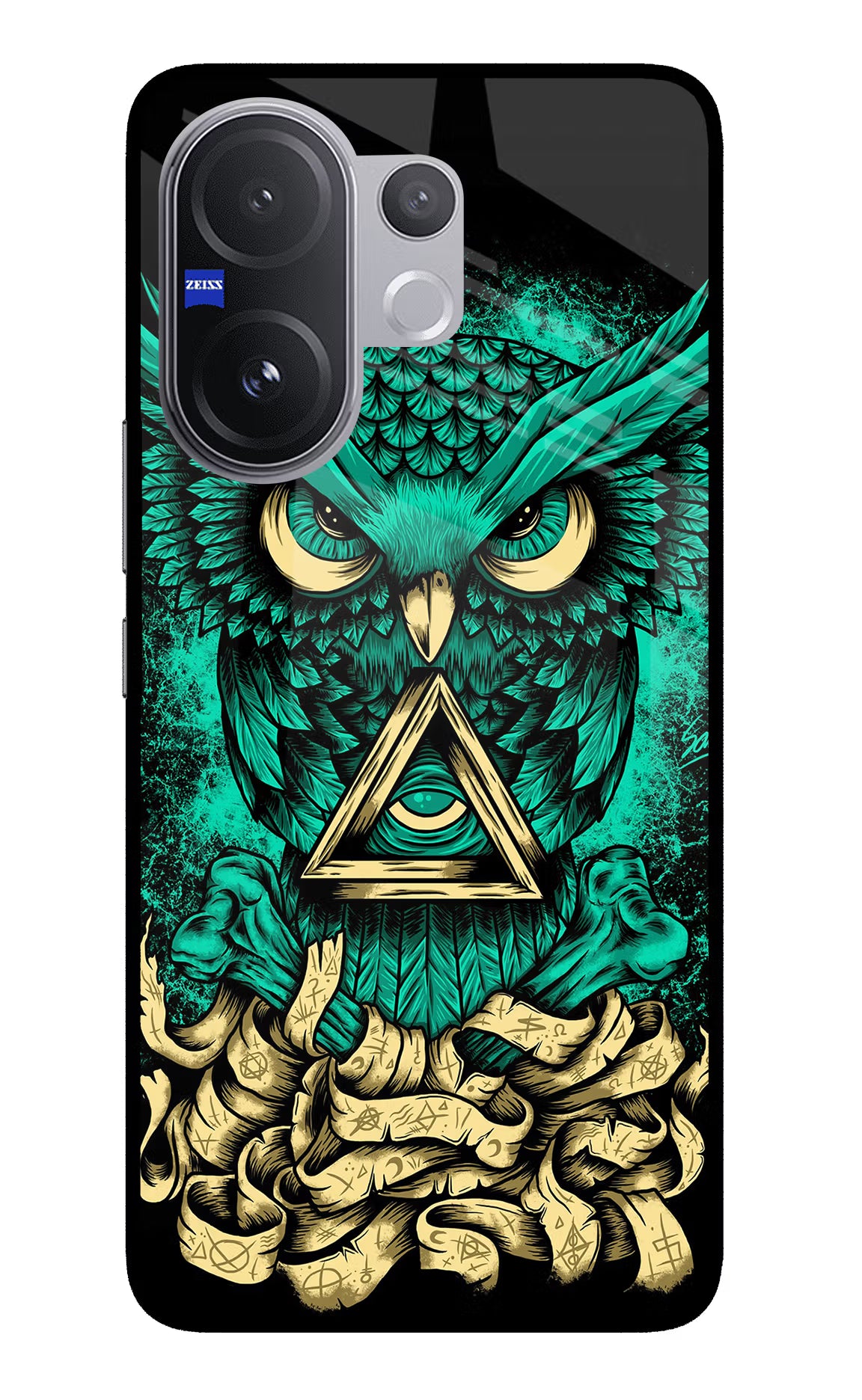 Green Owl Vivo V60 5G Glass Case