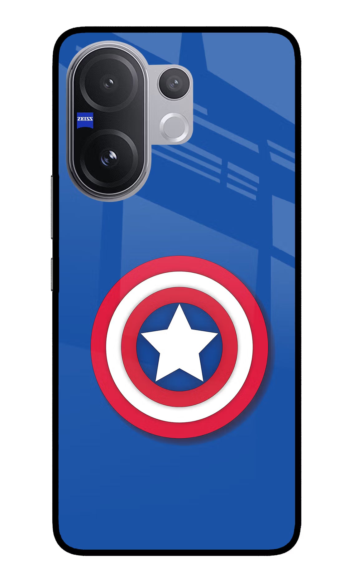 Shield Vivo V60 5G Glass Case Back Cover by Casekaro