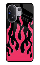 Fire Flames Vivo V60 5G Glass Case