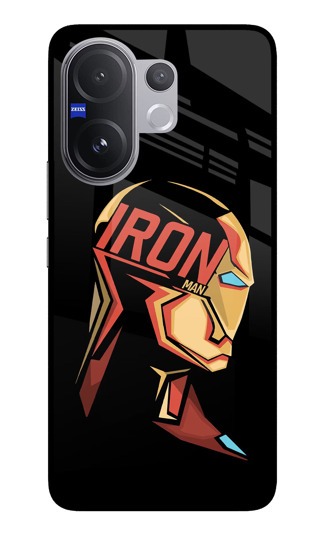 IronMan Vivo V60 5G Glass Case Back Cover by Casekaro