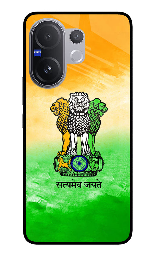 Satyamev Jayate Flag Vivo V60 5G Glass Case