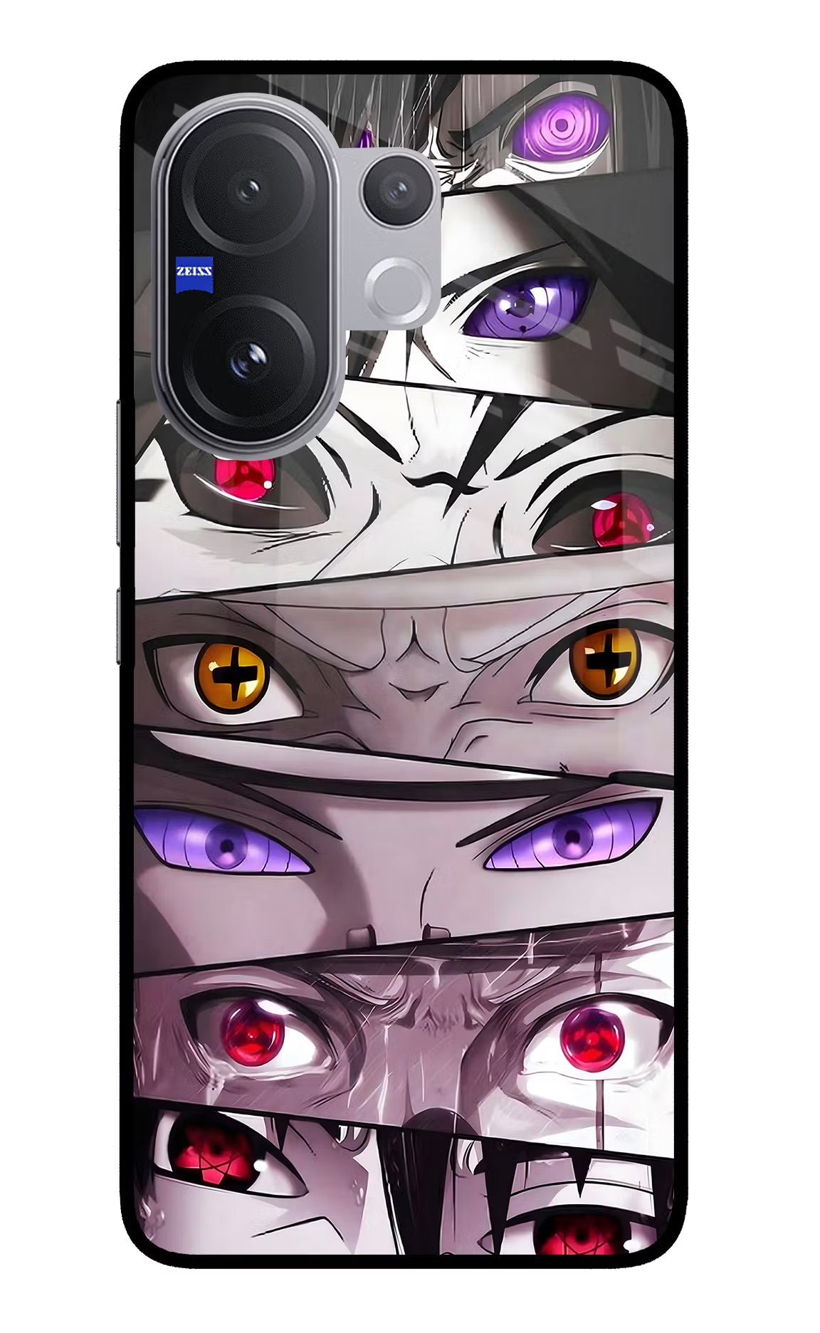 Naruto Anime Vivo V60 5G Glass Case Back Cover by Casekaro