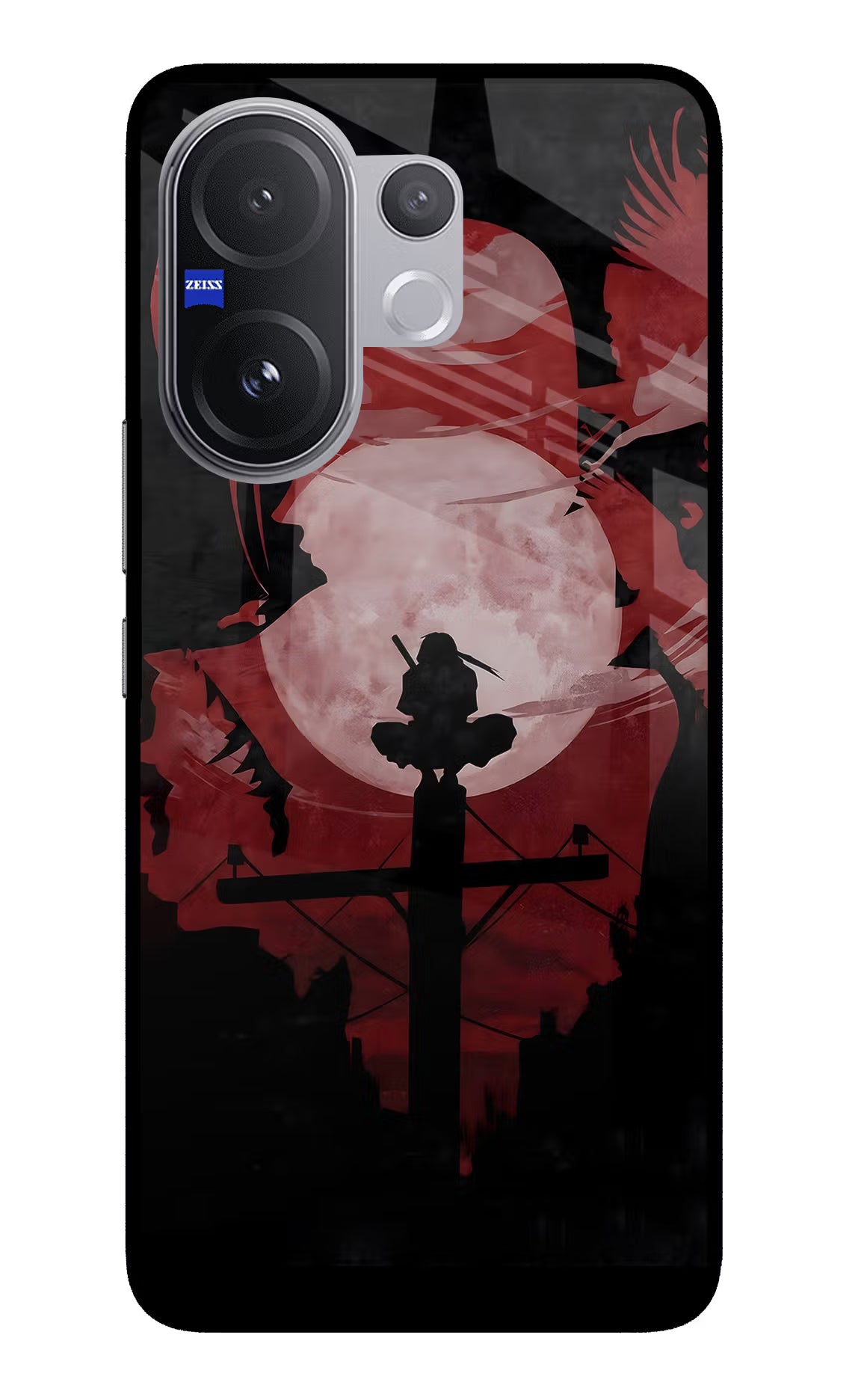 Naruto Anime Vivo V60 5G Glass Case Back Cover by Casekaro