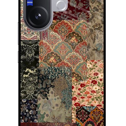 Desi Print Vivo V60 5G Glass Case Back Cover by Casekaro