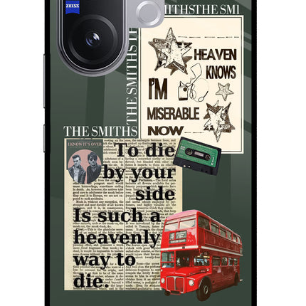 The Smiths Vivo V60 5G Glass Case Back Cover by Casekaro