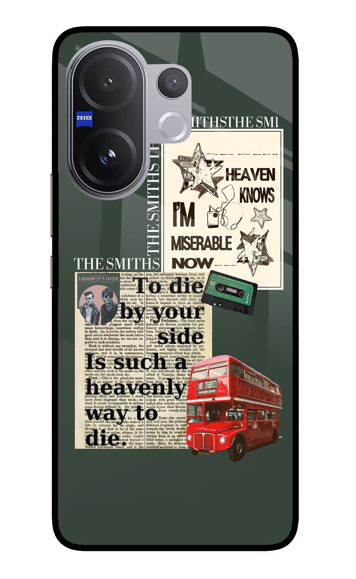 The Smiths Vivo V60 5G Glass Case Back Cover by Casekaro