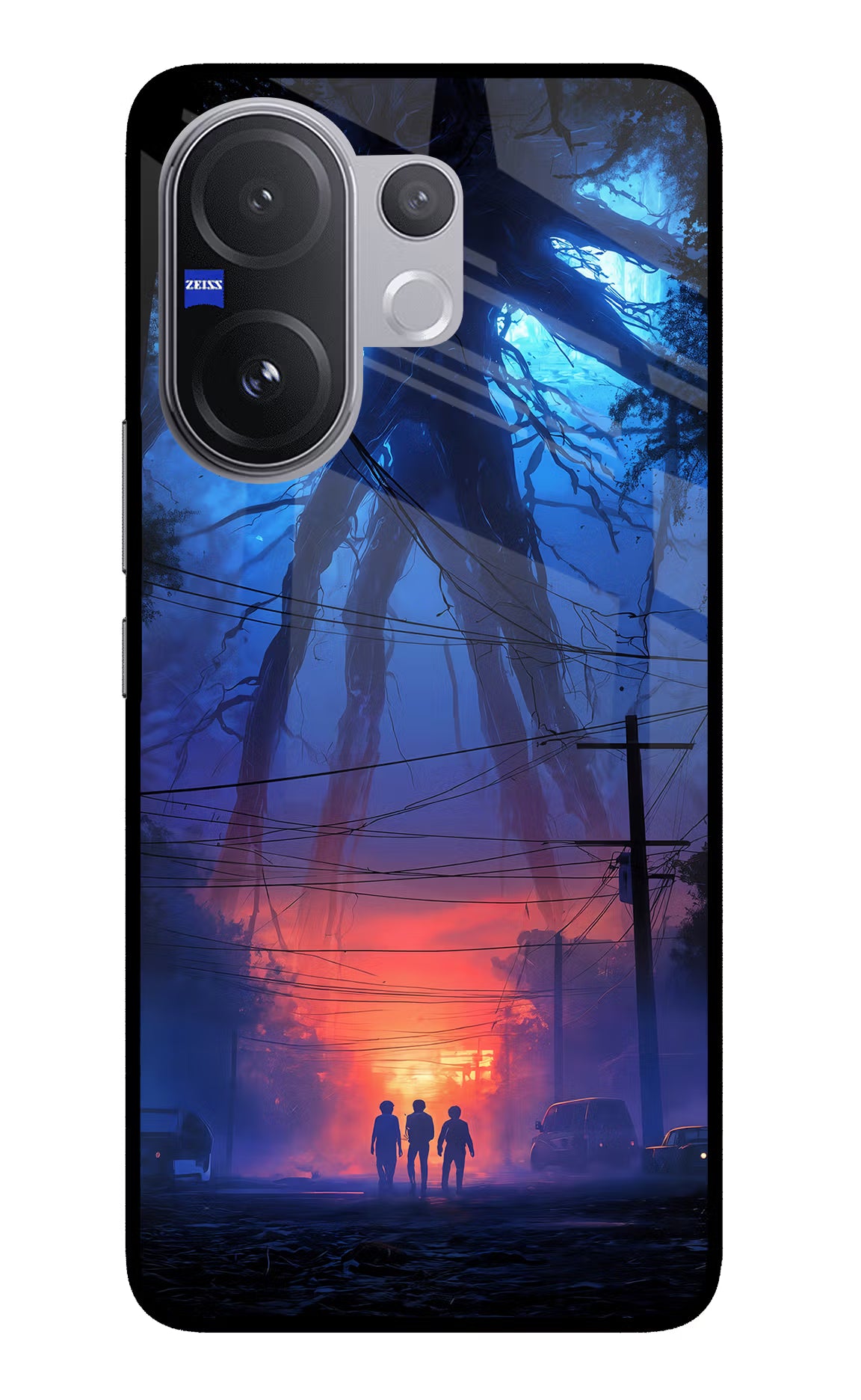 Ordinary Things Shadow Vivo V60 5G Glass Case Back Cover by Casekaro