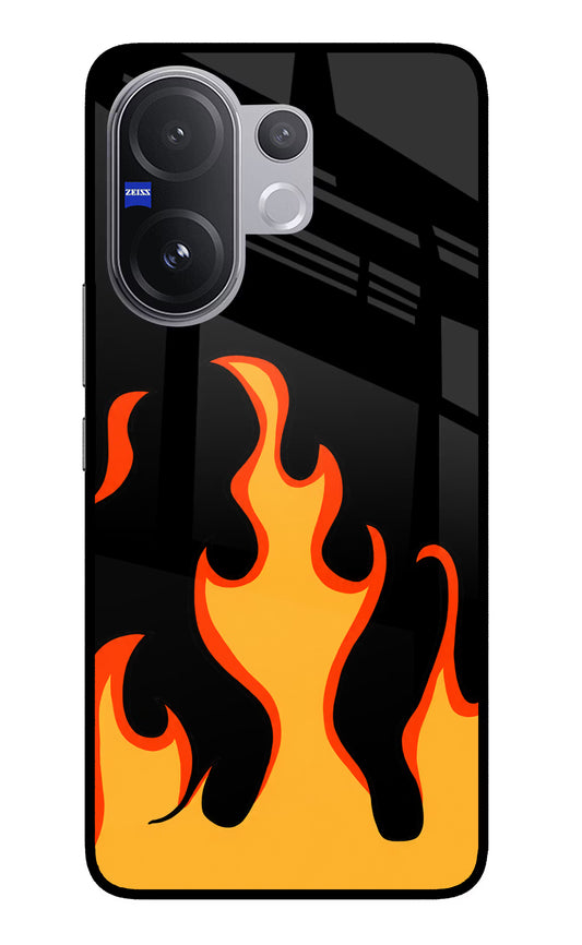 Fired Up – Black Vivo V60 5G Glass Case