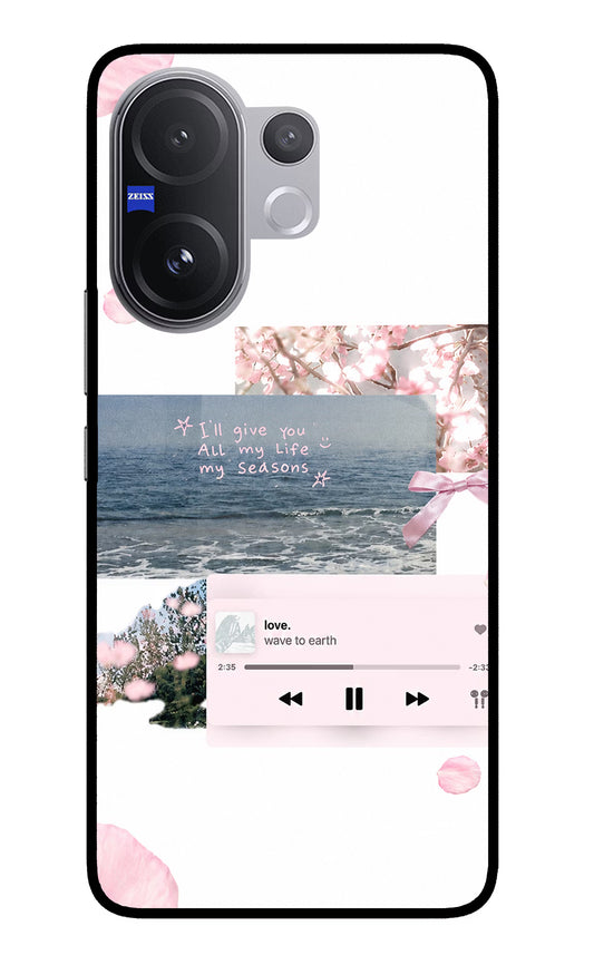 Wave to earth Vivo V60 5G Glass Case