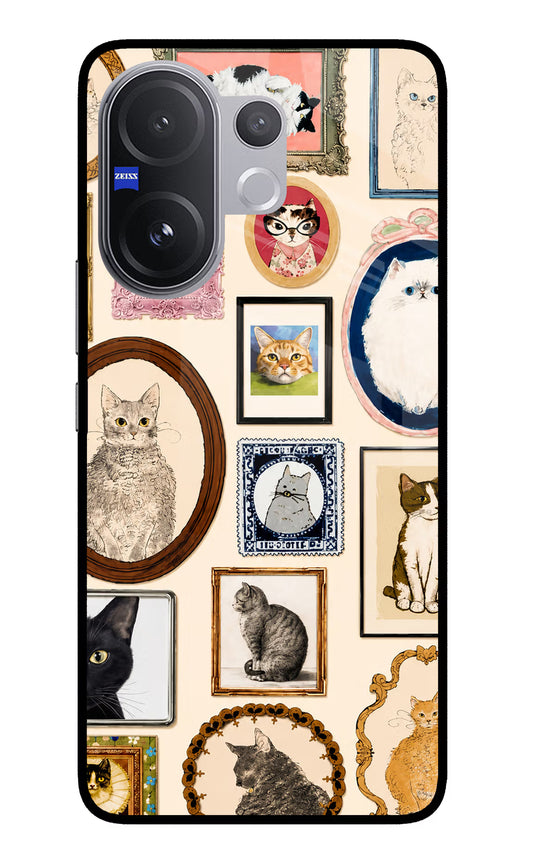 Mirror Cats Vivo V60 5G Glass Case