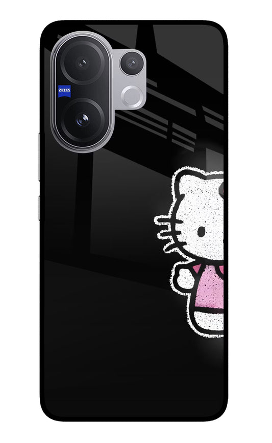 Kitty Charm Vivo V60 5G Glass Case