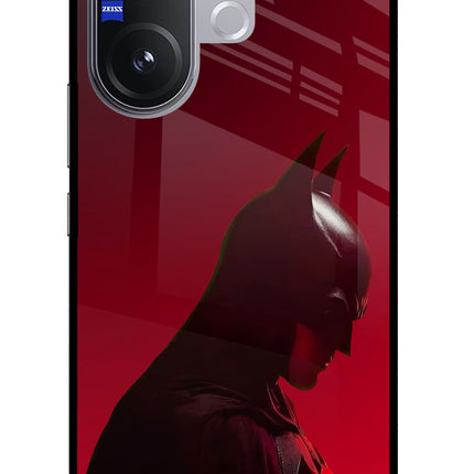 Dark Knight Vivo V60 5G Glass Case Back Cover by Casekaro