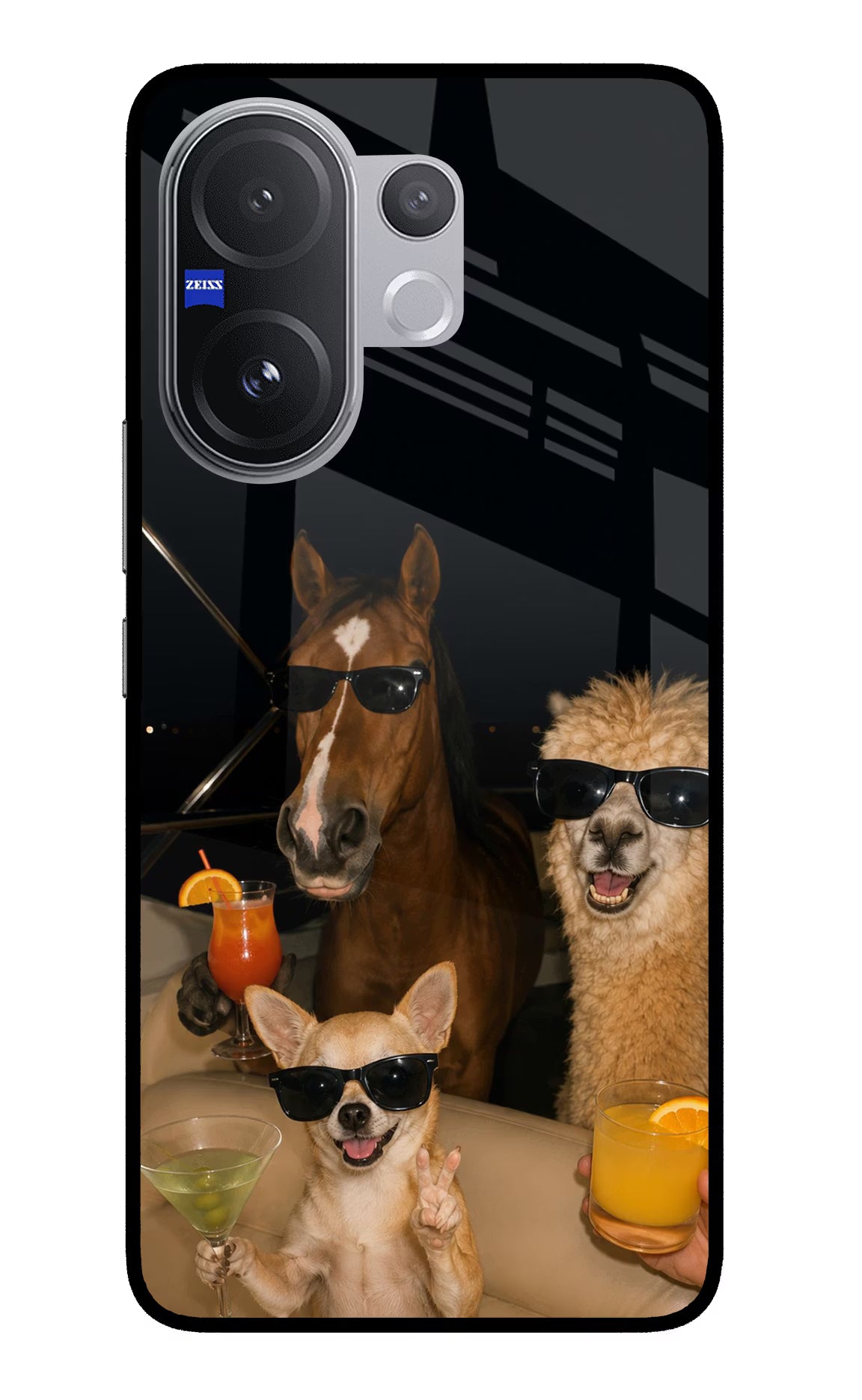 Party Squad Vivo V60 5G Glass Case