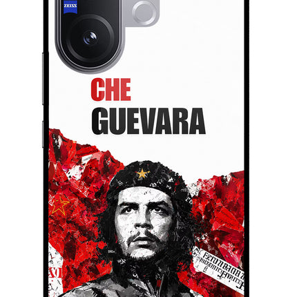Che Guevara Revolution Vivo V60 5G Glass Case Back Cover by Casekaro