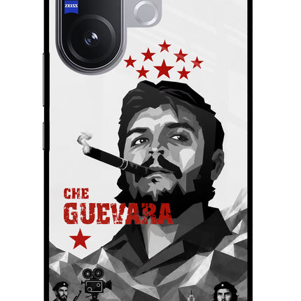 Che Guevara Iconic Vivo V60 5G Glass Case Back Cover by Casekaro