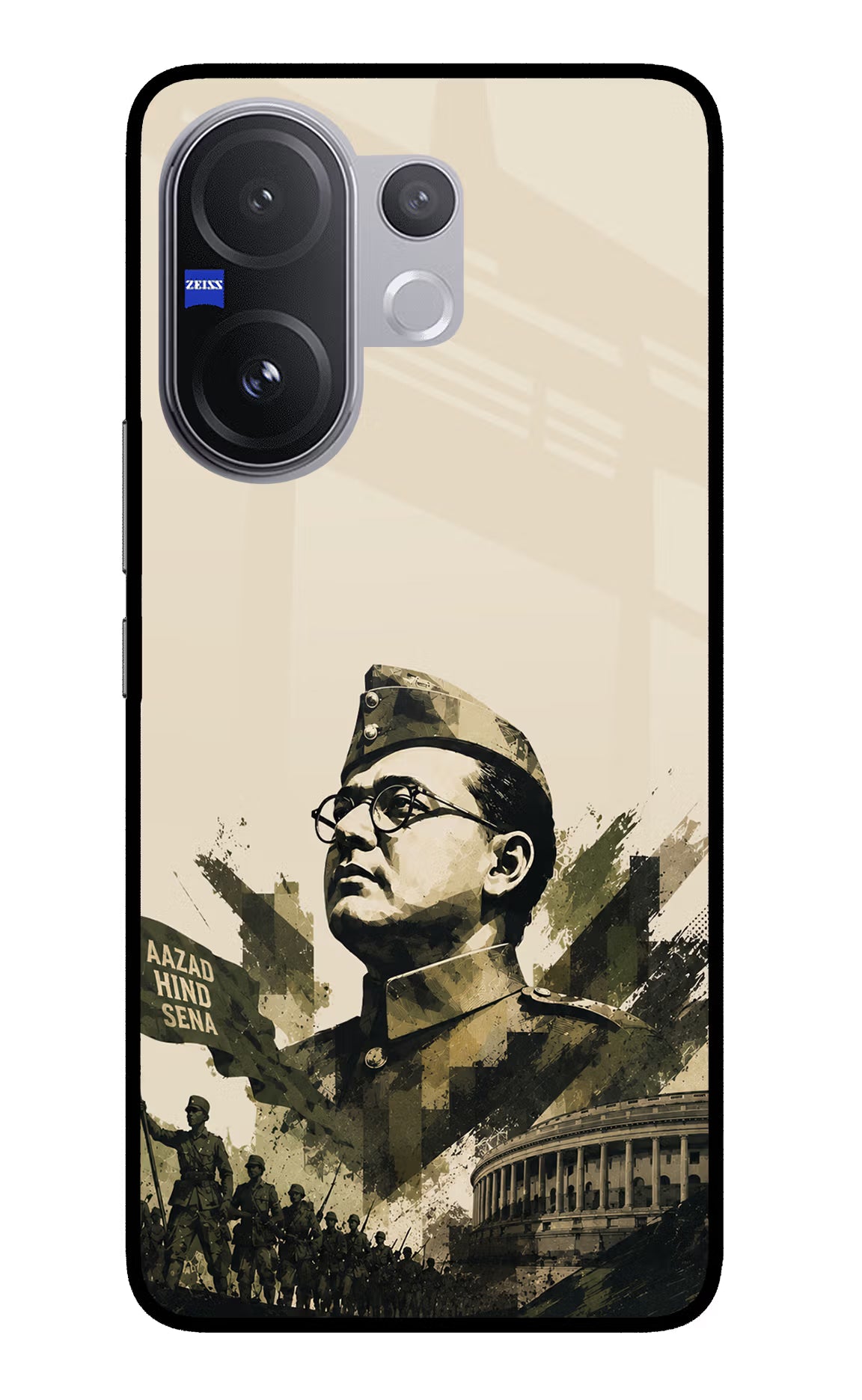 Netaji Rising Vivo V60 5G Glass Case