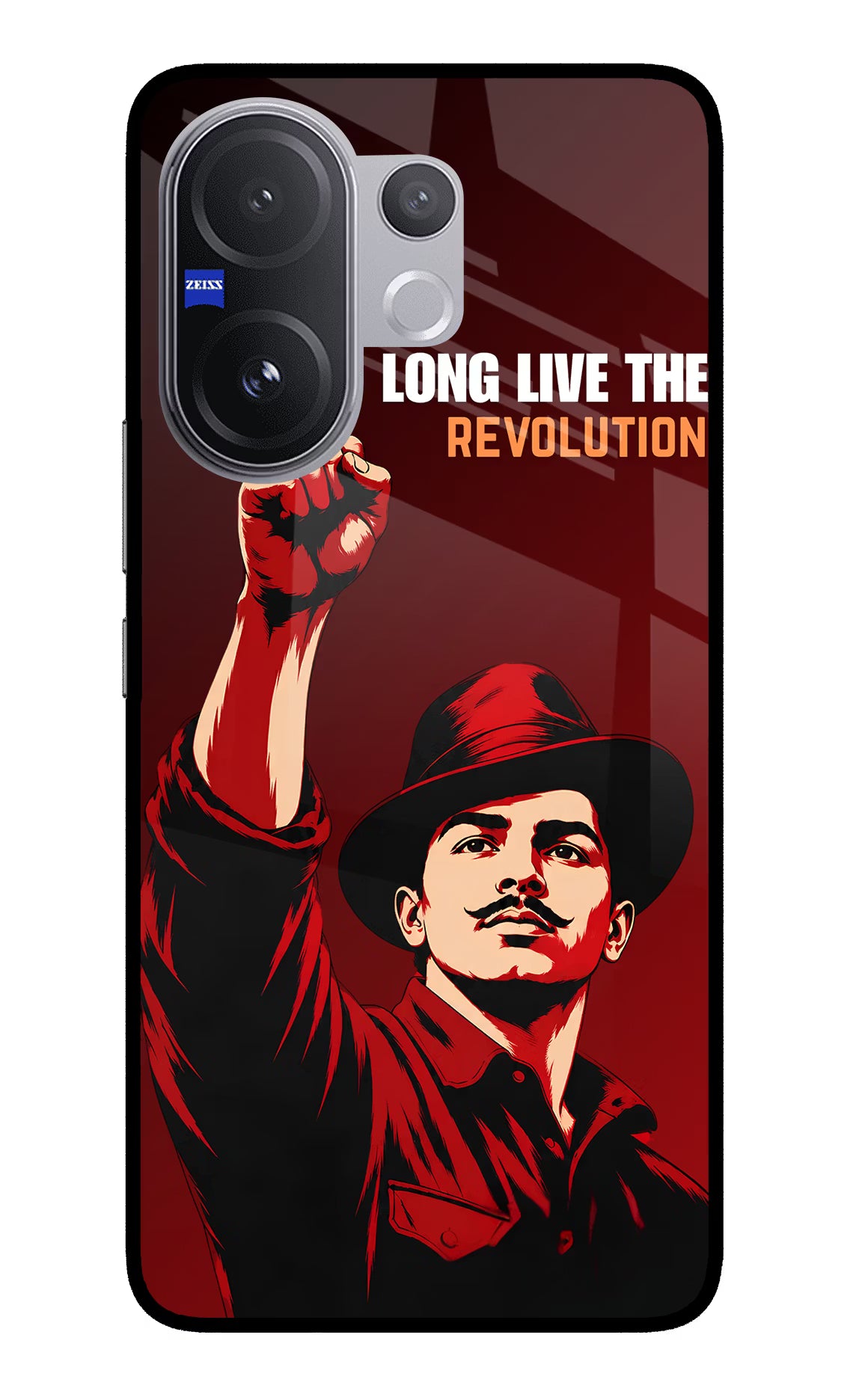 Bhagat Singh Revolution Vivo V60 5G Glass Case