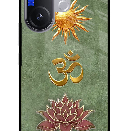 Om & Lotus Vivo V60 5G Glass Case