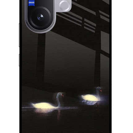 Silent Swans Vivo V60 5G Glass Case