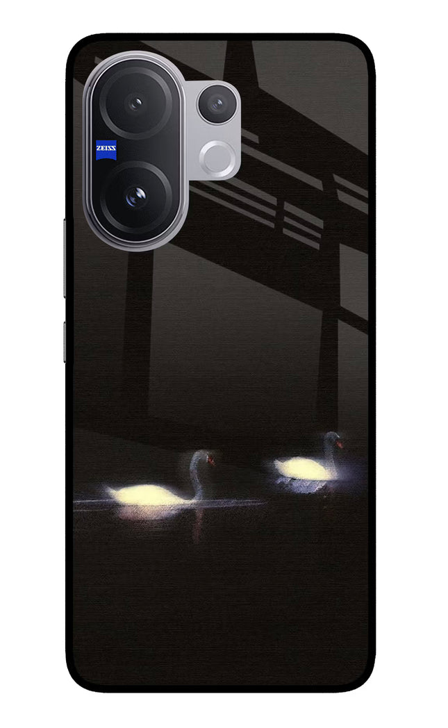 Silent Swans Vivo V60 5G Glass Case